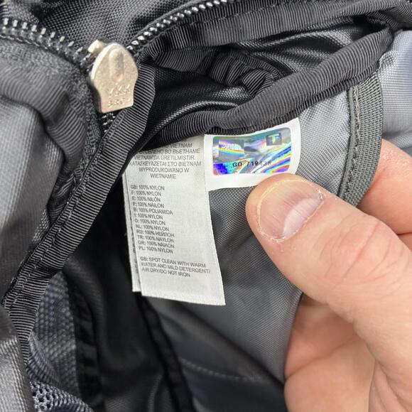 The North Face Terra Lumbar Pack Black Hip Waist Bag Mesh Pockets Gorpcore - Picture 11 of 15